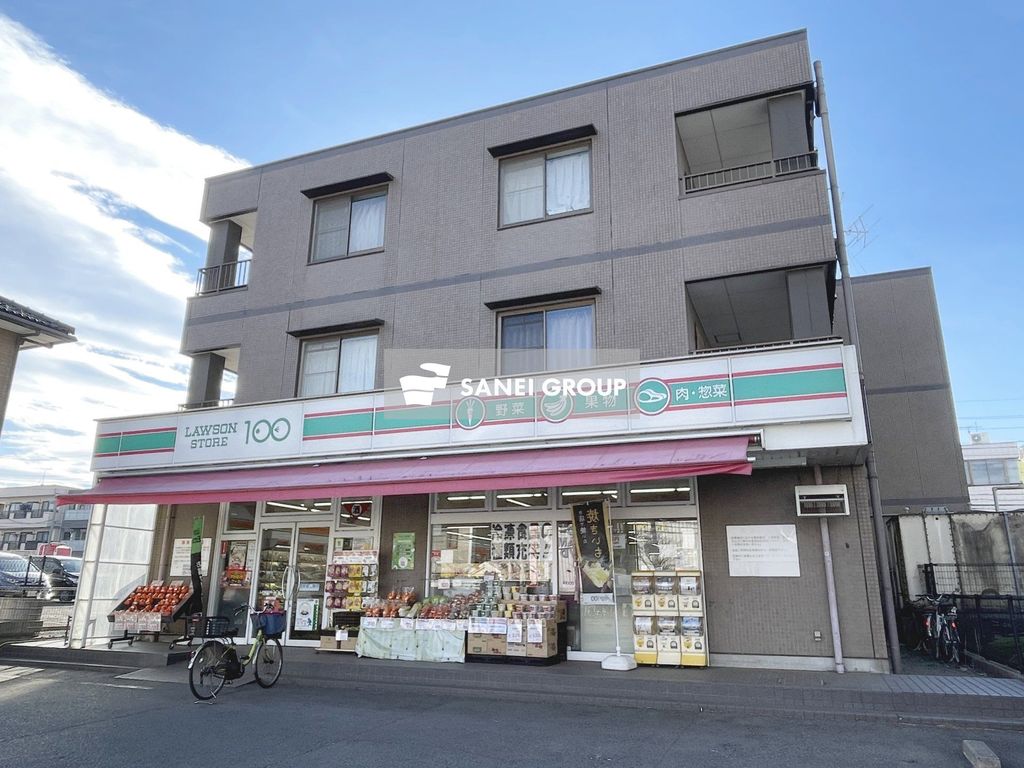 コンビニ　ローソンストア100 東所沢店（コンビニ）まで390m