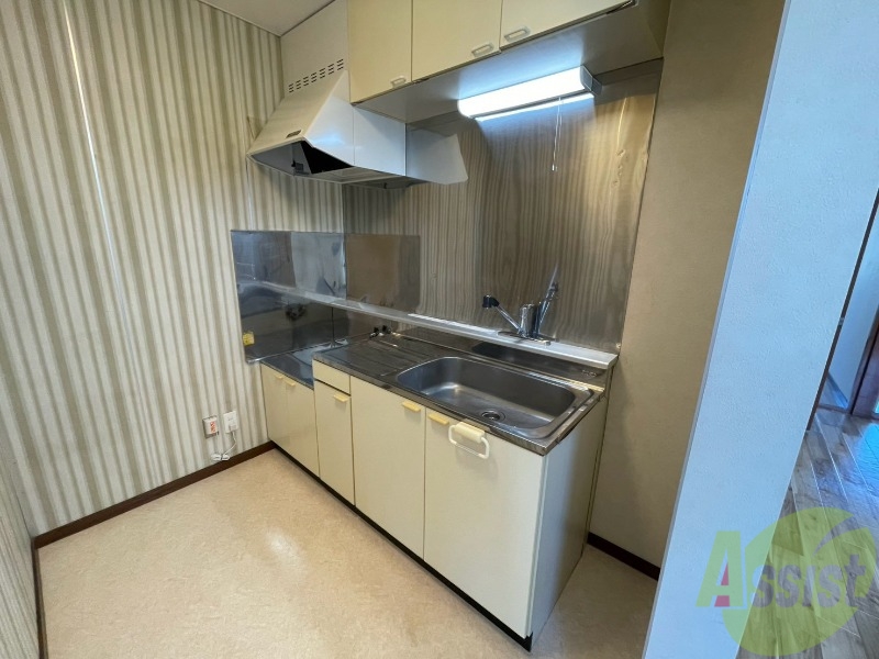 ＪＲ函館本線 手稲駅 徒歩5分 2階建 築34年のキッチン写真