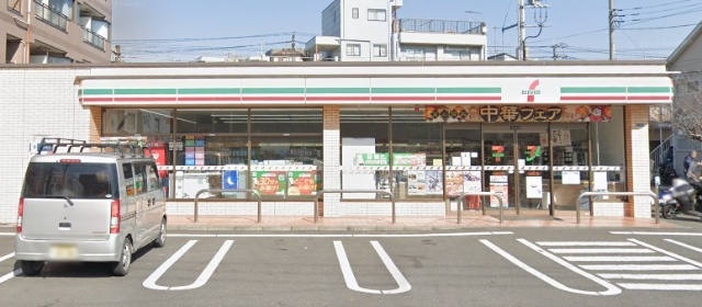 コンビニ　セブンイレブン川崎栗谷３丁目店（コンビニ）まで489m