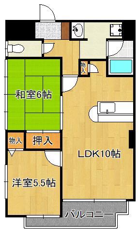 ケイジュカンIの間取り写真