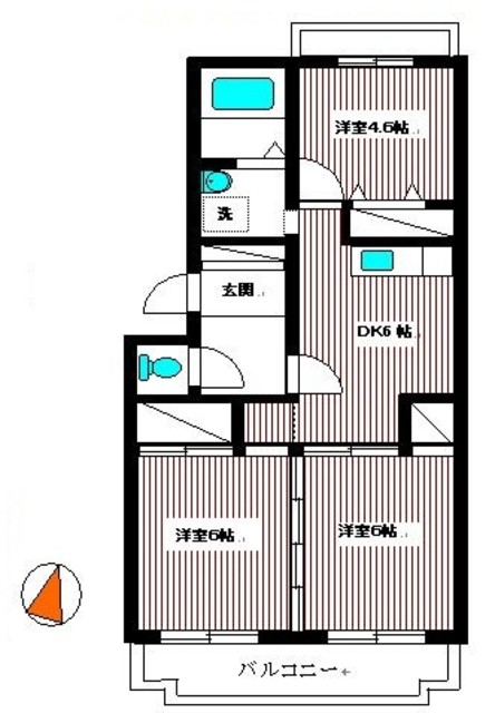 フレアTKの間取り写真
