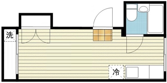 ＪＲ山手線 目白駅 徒歩4分 4階建 築46年の間取り写真