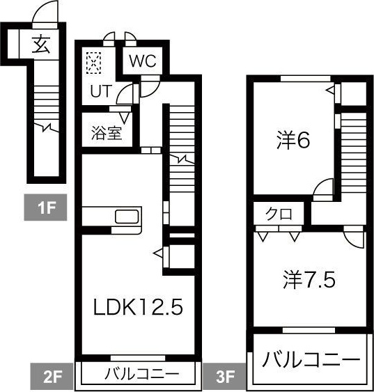 グリーンパークの間取り写真