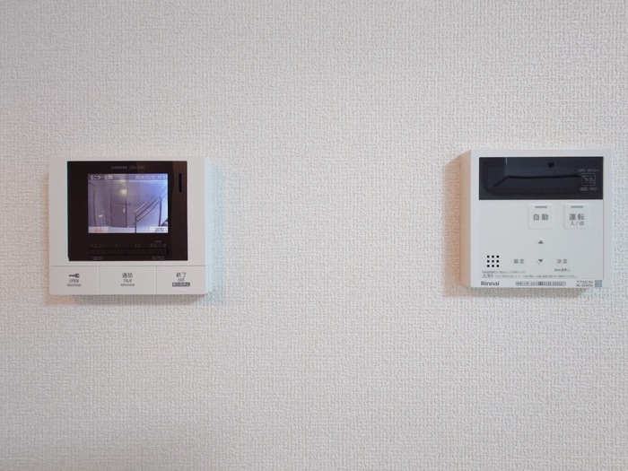 セキュリティ　録画機能付きTVモニターホン、給湯リモコン