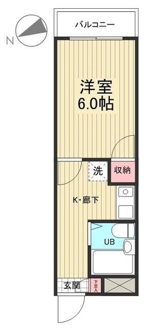 フレールの間取り写真