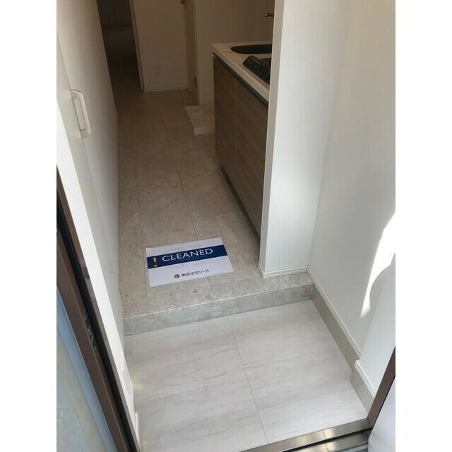 玄関　収納もある玄関です