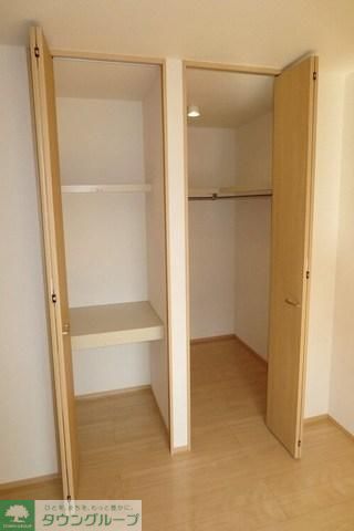 収納　ウォークインＣＬもあって収納も大容量。