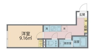 カインドネス東大和Northの間取り写真