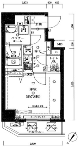 スパシエ ベルタ 横浜の間取り写真