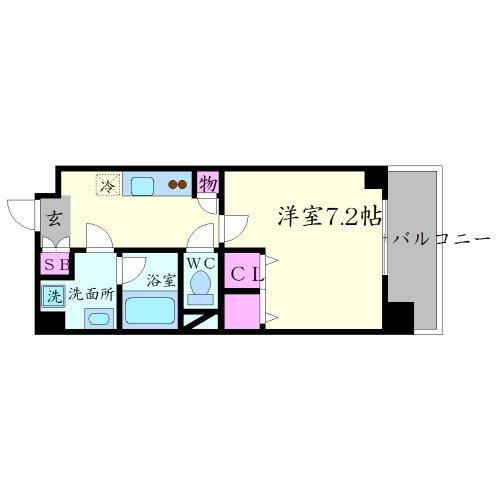 アーバネックス谷町IIの間取り写真