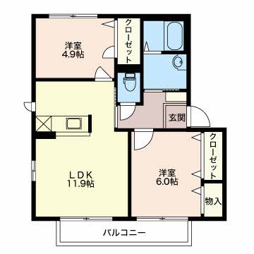 プロヴァンスEの間取り写真