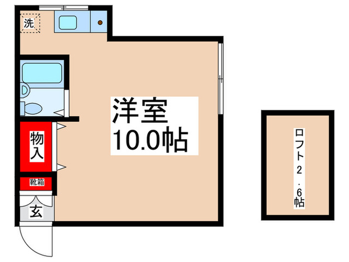 コーポスターIの間取り写真