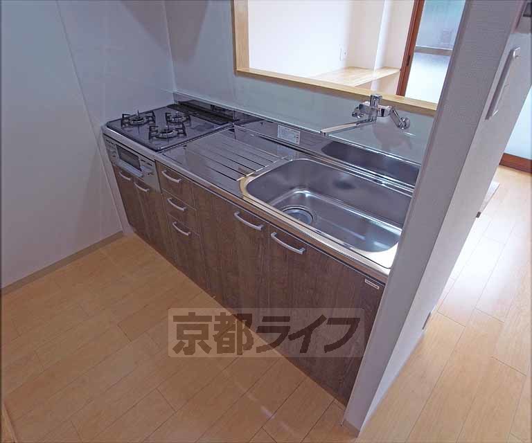 叡山電鉄叡山本線 一乗寺駅 徒歩5分 3階建 築45年のキッチン写真