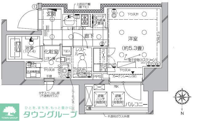 ピアース武蔵小杉EASTの間取り写真