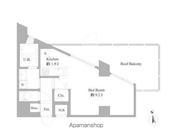 B CITY APARTMENT ITABASHI NORTHの間取り写真