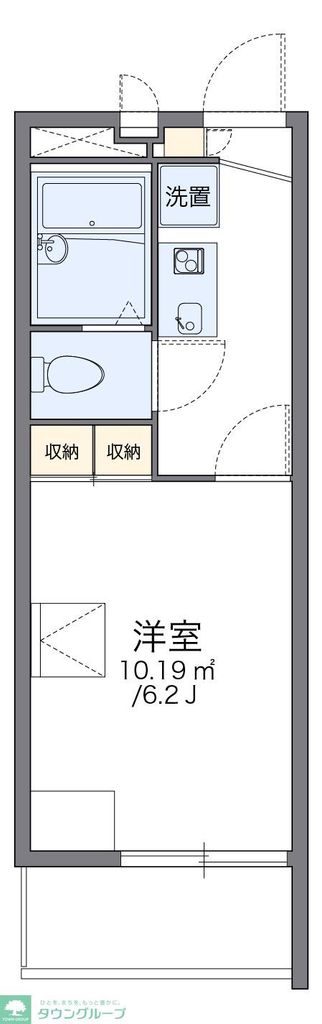 レオパレスハナブサ Naraの間取り写真