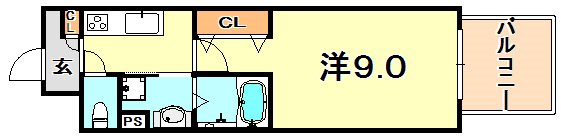 ヘスティア神戸の間取り写真