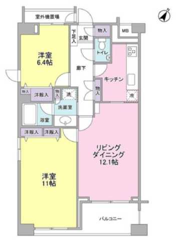ヒルトップ半蔵門の間取り写真