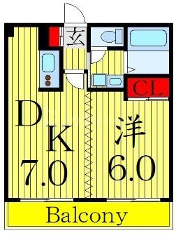 RenoCourt IZUMIの間取り写真