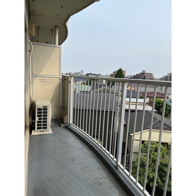 バルコニー　※同タイプ別部屋の写真になります