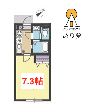 レイズステート鶴見の間取り写真
