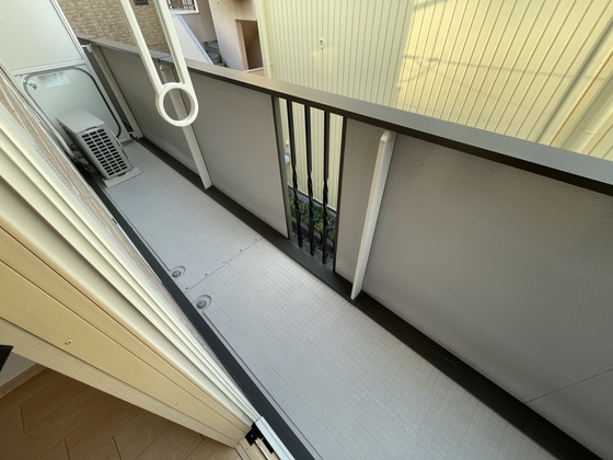 バルコニー　※別部屋の写真です