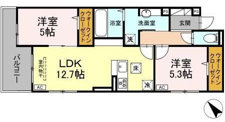 ビエント新横浜の間取り写真