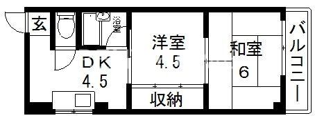 プレミアム新深江の間取り写真