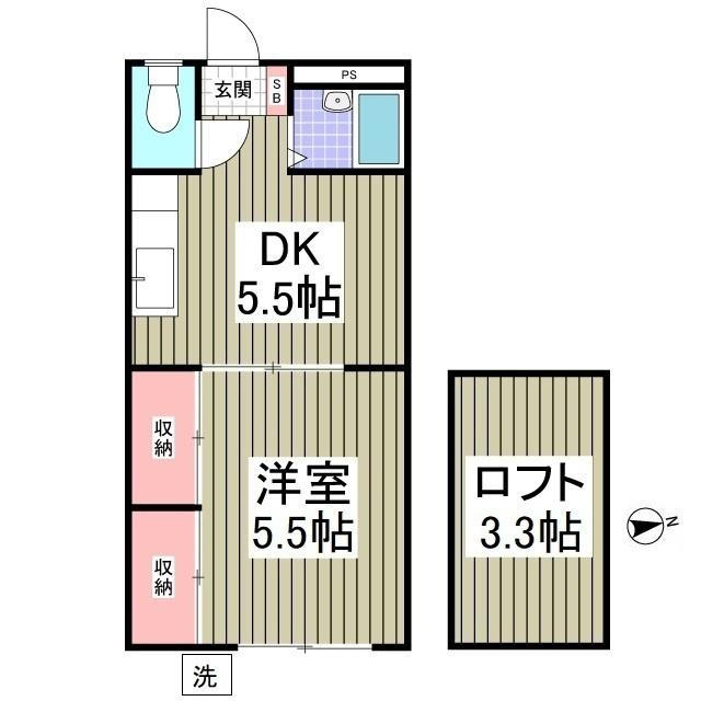 リブレス春日部IIの間取り写真