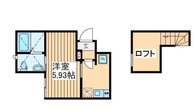 クリア立川の間取り写真