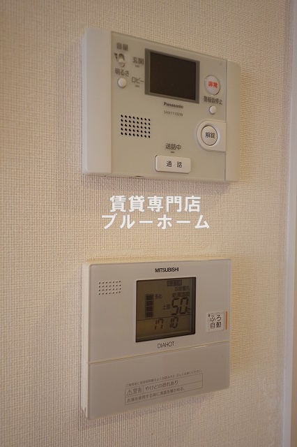 セキュリティ　TVモニター付きインターホンがありセキュリティー面も安心です