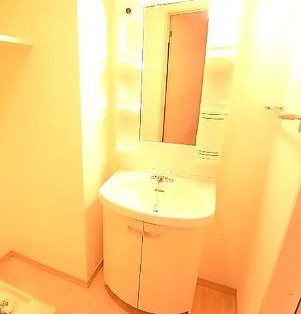 洗面設備　写真は別号室です。現況優先になります。