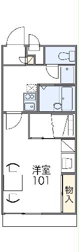 レオパレス高宮Ｂの間取り