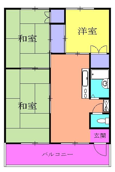 神奈川県厚木市水引１（アパート）の賃貸物件の間取り