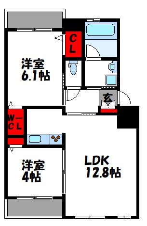 アールレジア空港東の間取り