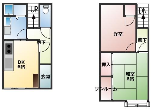 ペパーミントハウスの間取り