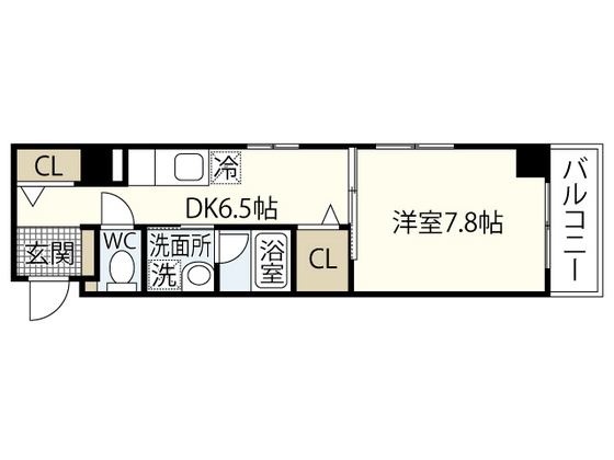 サンライズ庚午中の間取り