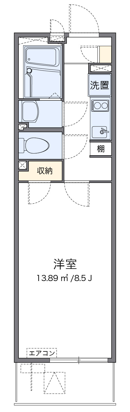 北鴻巣IIの間取り