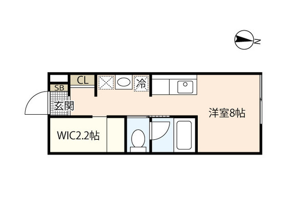 廿日市市地御前のアパートの間取り