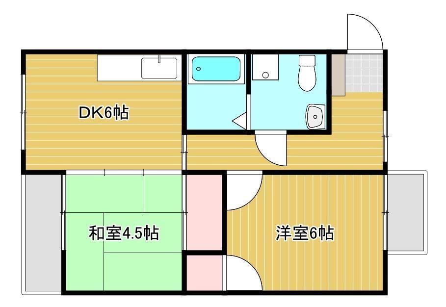 コーポサンノの間取り