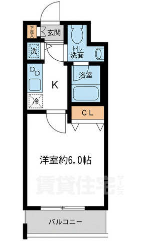 【KDXレジデンス大島の間取り】