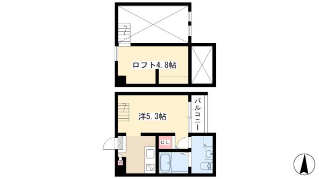 ヒルズ古出来の間取り