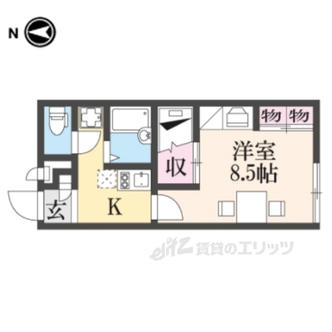 レオパレスＧＳ１の間取り