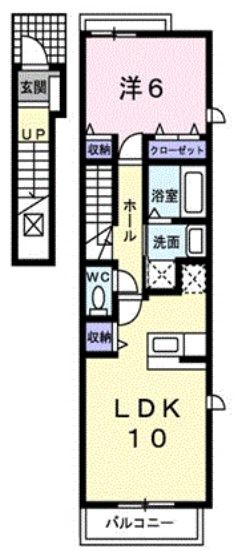 東京都練馬区石神井台３（アパート）の賃貸物件の間取り