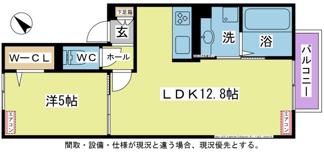 D-ROOM ALBAの間取り