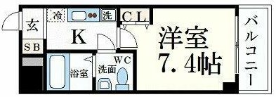 姫路市南町のマンションの間取り