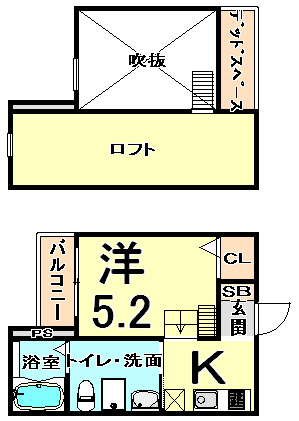 フルハウス尼崎の間取り