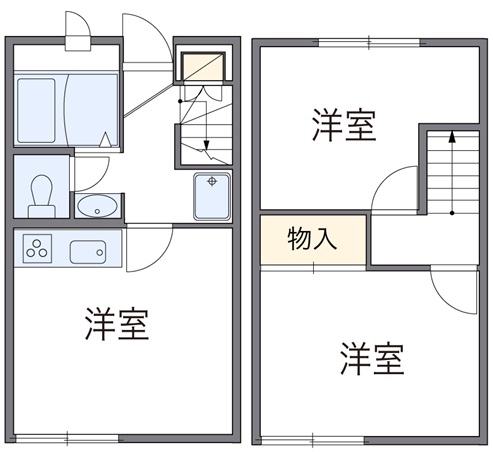 レオパレスMIYASHITAの間取り