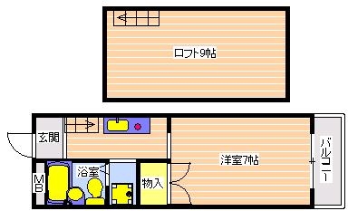 イマージュ舞子の間取り