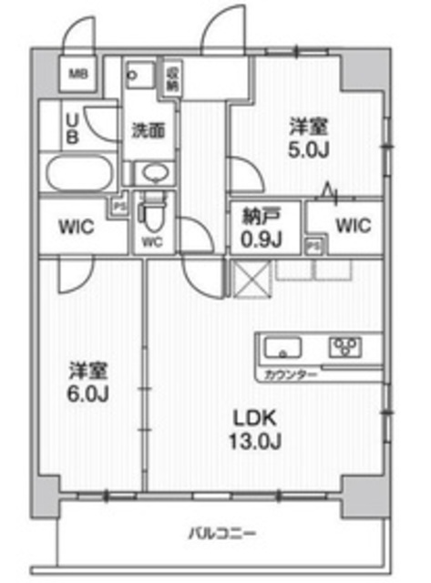 ラグゼナ浦和の間取り